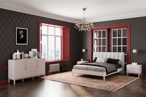 Модульная спальня Джали Персидский жемчуг/Лак Льняной в Муравленко - muravlenko.mebel-tymen.ru | фото