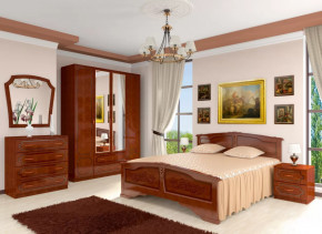 Модульная спальня Лакированный орех в Муравленко - muravlenko.mebel-tymen.ru | фото