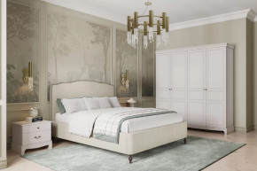 Модульная спальня Лорето Персидский жемчуг/Лак Льняной в Муравленко - muravlenko.mebel-tymen.ru | фото