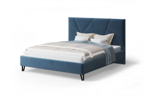 Мягкая кровать Мила, 1200*2000 мм, синий в Муравленко - muravlenko.mebel-tymen.ru | фото