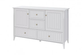 Мэгги Комод 2 двери 4 ящика Белый в Муравленко - muravlenko.mebel-tymen.ru | фото