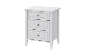 Мэгги Тумба прикроватная 3 ящика Белый в Муравленко - muravlenko.mebel-tymen.ru | фото