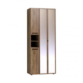 Nature 87 Шкаф для одежды и белья с зеркалом в Муравленко - muravlenko.mebel-tymen.ru | фото