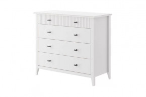 Никеа Комод 5 ящиков Белый в Муравленко - muravlenko.mebel-tymen.ru | фото