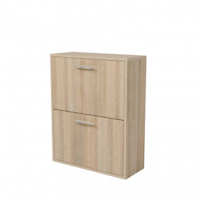 Обувница 2 секции дуб сонома Герда в Муравленко - muravlenko.mebel-tymen.ru | фото