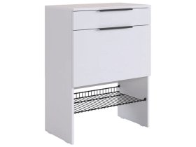 Обувница Баско белое дерево/белое дерево в Муравленко - muravlenko.mebel-tymen.ru | фото