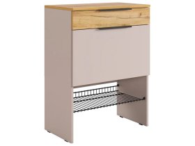 Обувница Баско кашемир/дуб крафт золотой в Муравленко - muravlenko.mebel-tymen.ru | фото