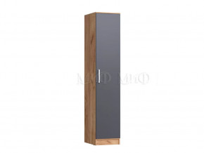 Пенал Мартина ЛДСП Графит, Дуб крафт в Муравленко - muravlenko.mebel-tymen.ru | фото