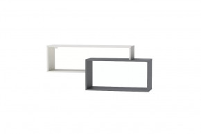 Полка Клео Пл-1, 1150 мм, графит, миндаль Диал в Муравленко - muravlenko.mebel-tymen.ru | фото