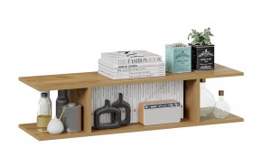 Полка настенная «Хилтон» (1100) Дуб Крафт золотой в Муравленко - muravlenko.mebel-tymen.ru | фото