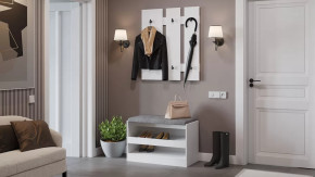 Прихожая «Агата» №1 Белый в Муравленко - muravlenko.mebel-tymen.ru | фото