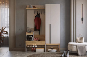 Прихожая Баско К2 кашемир/дуб крафт золотой в Муравленко - muravlenko.mebel-tymen.ru | фото