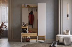 Прихожая Баско К3 кашемир/дуб крафт золотой в Муравленко - muravlenko.mebel-tymen.ru | фото