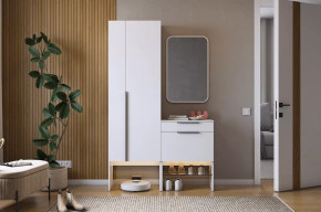 Прихожая Баско К8 белое дерево в Муравленко - muravlenko.mebel-tymen.ru | фото