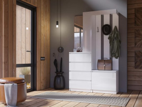 Прихожая Челси белый в Муравленко - muravlenko.mebel-tymen.ru | фото