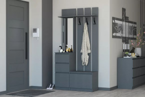 Прихожая Хилтон Графит в Муравленко - muravlenko.mebel-tymen.ru | фото