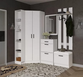 Прихожая "Кевин" Микон (белый) в Муравленко - muravlenko.mebel-tymen.ru | фото