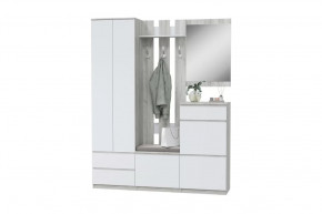 Прихожая Лори, набор №ДС-1, дуб серый/белый в Муравленко - muravlenko.mebel-tymen.ru | фото