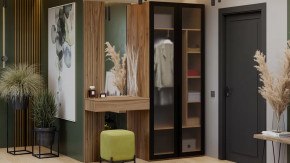 Прихожая «Порто» № 6 Яблоня Беллуно, Графит софт в Муравленко - muravlenko.mebel-tymen.ru | фото