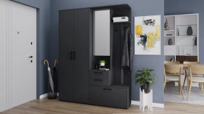 Прихожая «Витра» №4 Антрацит в Муравленко - muravlenko.mebel-tymen.ru | фото