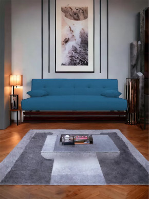 Прямой диван манго 1 Савана Деним/Планки орех в Муравленко - muravlenko.mebel-tymen.ru | фото