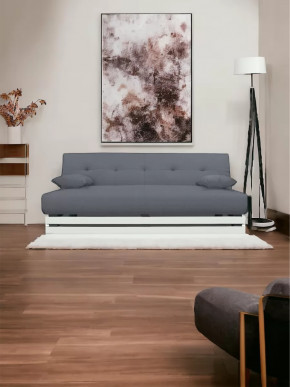 Прямой диван манго 1 Савана Маус/Планки белые в Муравленко - muravlenko.mebel-tymen.ru | фото