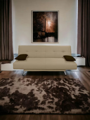 Прямой диван манго 2 Нео Латте/Подушки Нео Шоколад в Муравленко - muravlenko.mebel-tymen.ru | фото