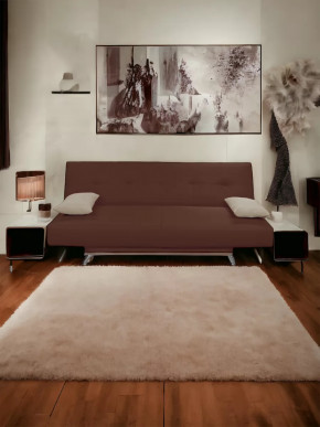 Прямой диван манго 2 Нео Шоколад/Подушки Нео Латте в Муравленко - muravlenko.mebel-tymen.ru | фото