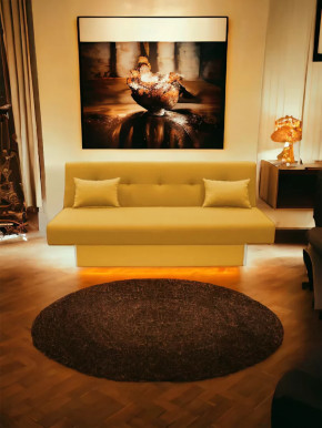 Прямой диван манго 4 Савана Елоу в Муравленко - muravlenko.mebel-tymen.ru | фото