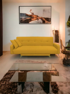 Прямой диван с подлокотниками манго 3 Савана Елоу в Муравленко - muravlenko.mebel-tymen.ru | фото