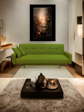 Прямой диван с подлокотниками манго 3 Савана Грин в Муравленко - muravlenko.mebel-tymen.ru | фото