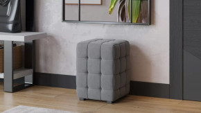 Пуф «Аристо» Велюр Серый в Муравленко - muravlenko.mebel-tymen.ru | фото