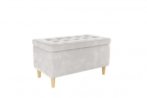 Пуф Чарли 2 галька (велюр) в Муравленко - muravlenko.mebel-tymen.ru | фото