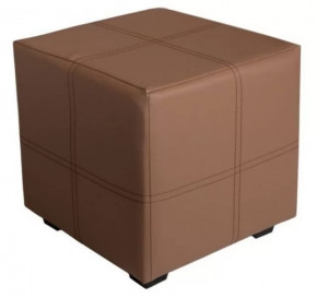 Пуф детский квадратный Марио (коричневый) в Муравленко - muravlenko.mebel-tymen.ru | фото