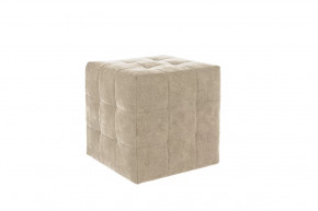 Пуф Рубик 2 капучино (велюр) в Муравленко - muravlenko.mebel-tymen.ru | фото