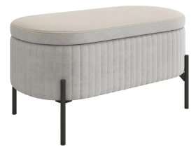 Пуф Винни галька (велюр) в Муравленко - muravlenko.mebel-tymen.ru | фото