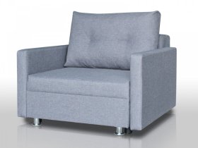 Кресло-кровать Реал 80 с подлокотниками грей в Муравленко - muravlenko.mebel-tymen.ru | фото
