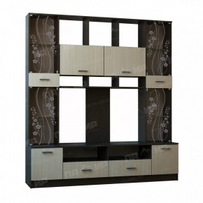 САБИНА СМ-2000 Стенка (ш2000*г520*в2200мм), ЛДСП венге/дуб белфорт в Муравленко - muravlenko.mebel-tymen.ru | фото