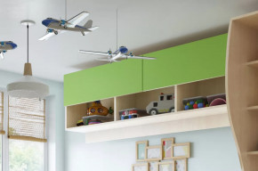 Секция навесная "Киви" №5 в Муравленко - muravlenko.mebel-tymen.ru | фото