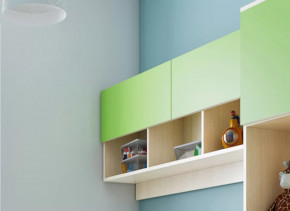 Секция навесная "Киви" №6 в Муравленко - muravlenko.mebel-tymen.ru | фото