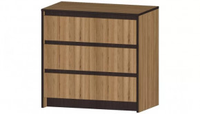 Серия Бостон Комод 3 ящика дуб вотан в Муравленко - muravlenko.mebel-tymen.ru | фото