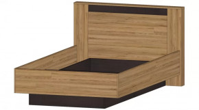 Серия Бостон Кровать 1200 дуб вотан в Муравленко - muravlenko.mebel-tymen.ru | фото