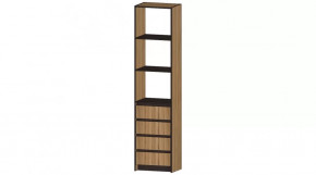 Серия Бостон Стеллаж 4 ящика дуб вотан в Муравленко - muravlenko.mebel-tymen.ru | фото