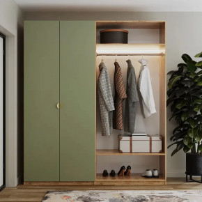 Шкаф 2000 Олива шагрень Фаска в Муравленко - muravlenko.mebel-tymen.ru | фото