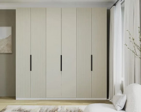 Шкаф 2250 Капучино нубук Аква в Муравленко - muravlenko.mebel-tymen.ru | фото