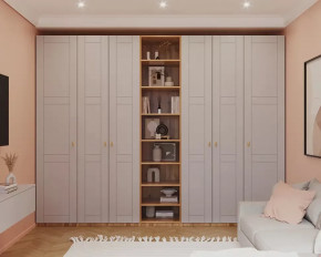 Шкаф 3000 Софт серый Графика в Муравленко - muravlenko.mebel-tymen.ru | фото