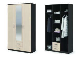 Шкаф 3х створчатый Гармония ШК 601 М в Муравленко - muravlenko.mebel-tymen.ru | фото