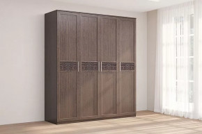 Шкаф 4-х створчатый Кэт-4 Венге Диал в Муравленко - muravlenko.mebel-tymen.ru | фото
