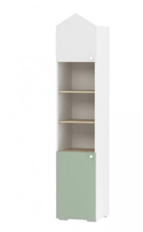 Шкаф для книг Банни НМ 041.44 Меренга/Макарун в Муравленко - muravlenko.mebel-tymen.ru | фото