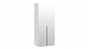 Шкаф для одежды (580) с 2 зеркальными дверями «Порто» Кашемир матовый в Муравленко - muravlenko.mebel-tymen.ru | фото